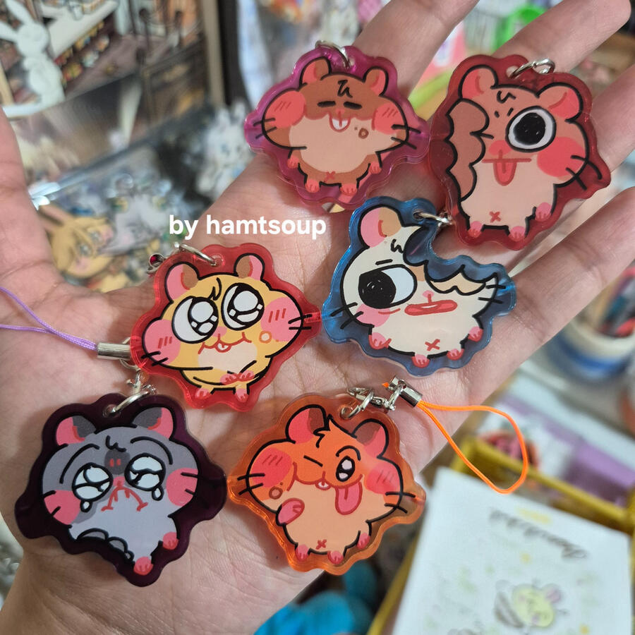 eat or eaten hamster keychain eat or eaten hamster keychain
