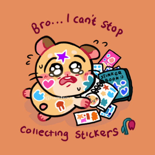cant stop collecting stickers