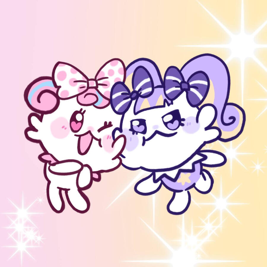 pomelo & lala mascots